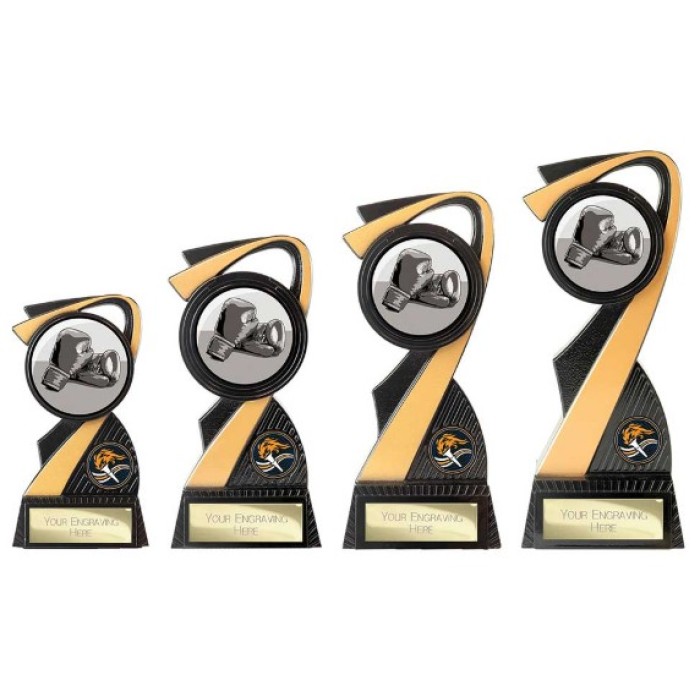 MANIA BOXING RESIN TROPHY - 4 SIZES - 13CM - 20.5CM